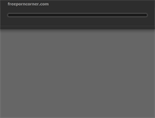 Tablet Screenshot of freeporncorner.com